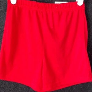 💞 New Toddler Boys Size 4T Red Knit Shorts